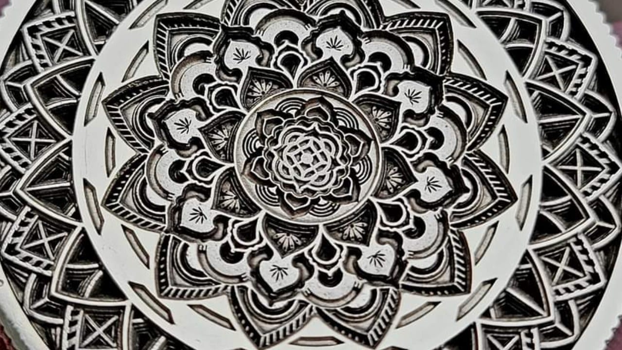 Fiber laser and CNC relief preview